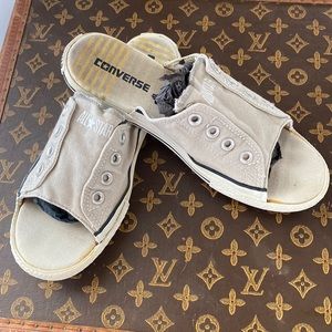 CHUCK TAYLOR Converse Cutaway Slides Unisex M6 W8 Grey